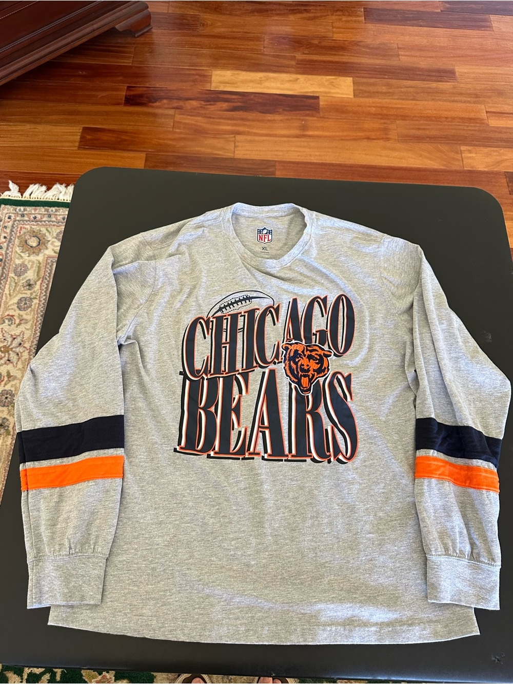 Chicago Bears Men’s Gray Long-Sleeve Sweater Mens XL